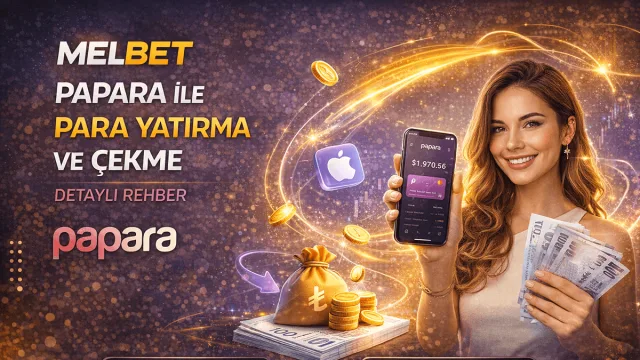 Melbet Papara ile hızlı para yatırma ve çekme işlem ekranı
